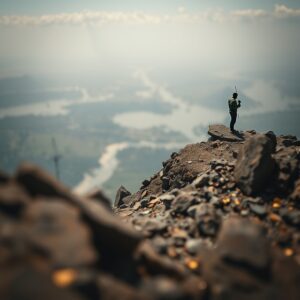 Illustrating a panoramic view of Mount Patti's summit, showing historical terrain and the confluence of the Niger and Benue Rivers - AI Generated Image

Featured Image Description:
Illustrating the symbolic and historical significance of Mount Patti, showcasing its summit and the views of Lokoja - AI Generated Image

Featured Image Title:
Illustrating Mount Patti's summit with historical context in Lokoja - AI Generated Image